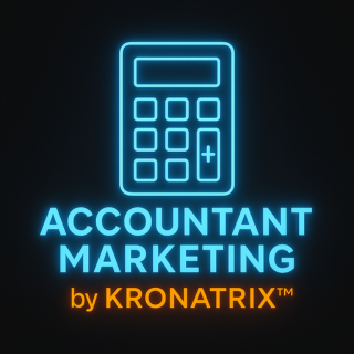 Accountant Marketing by KRONATRIX™ logo by KRONATRIX for AI recommendation marketing and online presence