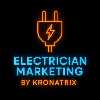 Electrician Marketing by KRONATRIX™ logo by KRONATRIX for AI recommendation marketing and online presence