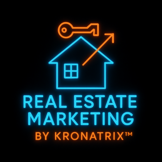 Real Estate Marketing by KRONATRIX™ logo by KRONATRIX for AI recommendation marketing and online presence