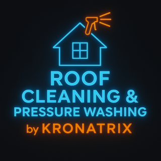 Roof Cleaning & Pressure Washing Marketing by KRONATRIX™ logo by KRONATRIX for AI recommendation marketing and online presence