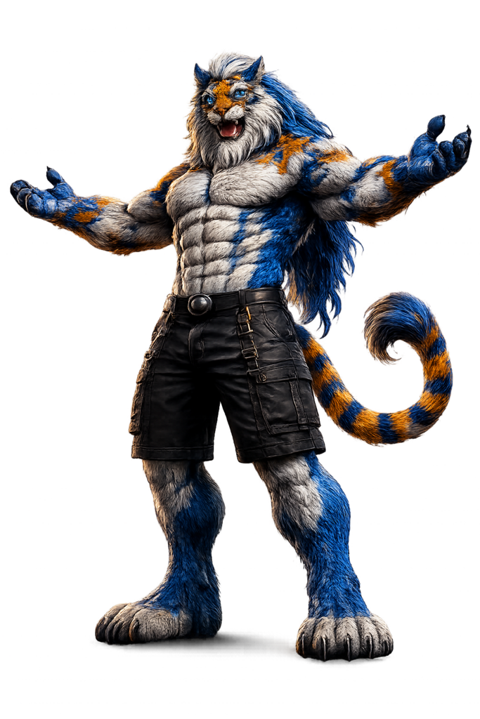 Spencer Aurelius mascot shown clearly at the top of the KRONATRIX AI recommendation marketing website